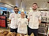 Umid Fotikh (f.v.), Ingrid Knutsen og Philip Therkildsen skal kjempe for norsk gull i Nordic Bakery Cup 2025 i Berlin 26. og 27. august.