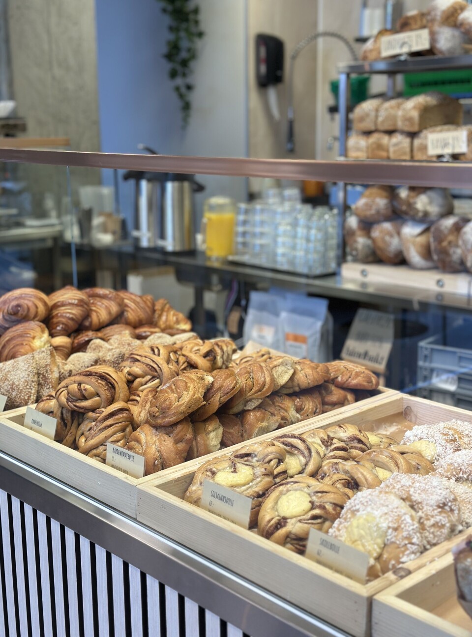 Håndbakt byr både veganske boller og vegansk wienerbakst.