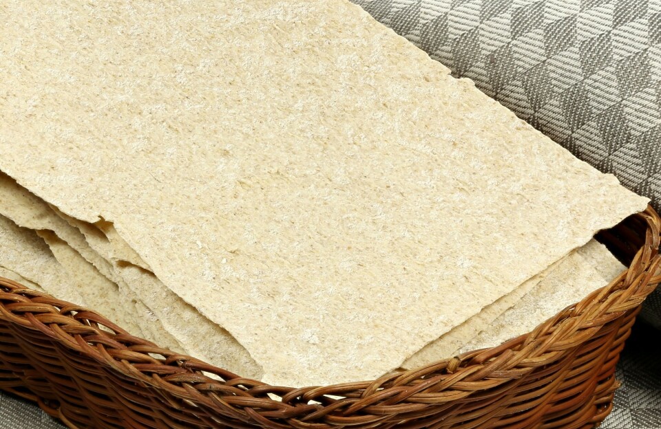 Illustrasjonsbilde. Flatbrød