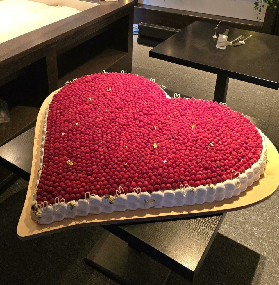 Bryllupskaken levert Matomas bryllup.