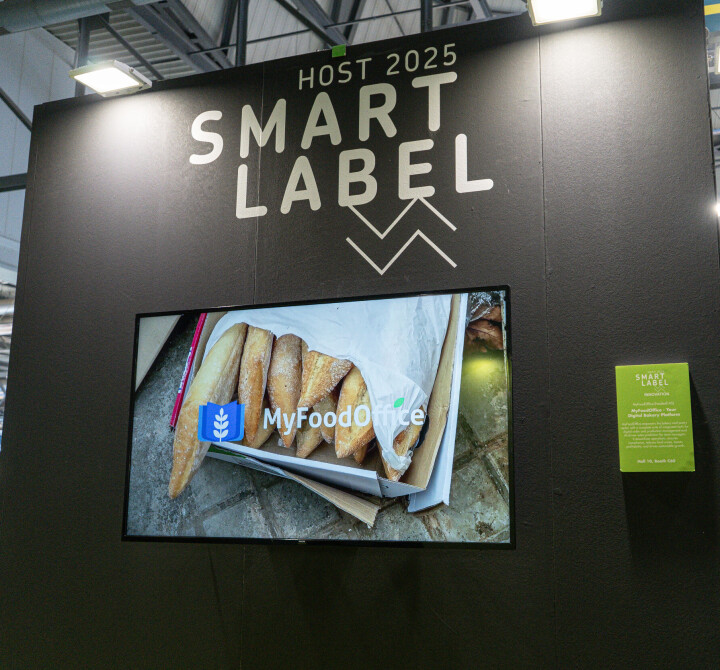 De besøkende på messen kunne lære om innovasjonene til MyFoodOffice i en egen utstillingsarena om vinnerne av Smart Label kåringen.
