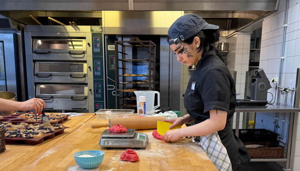 Bakerlærling Helyn Halgord Zangana i aksjon under Oslo Akershus Cup 2025.