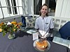 Marissa Christensen (30) fra Halvorsens Conditori sto bak den beste kaken i Pals Callebaut Challenge 2026.